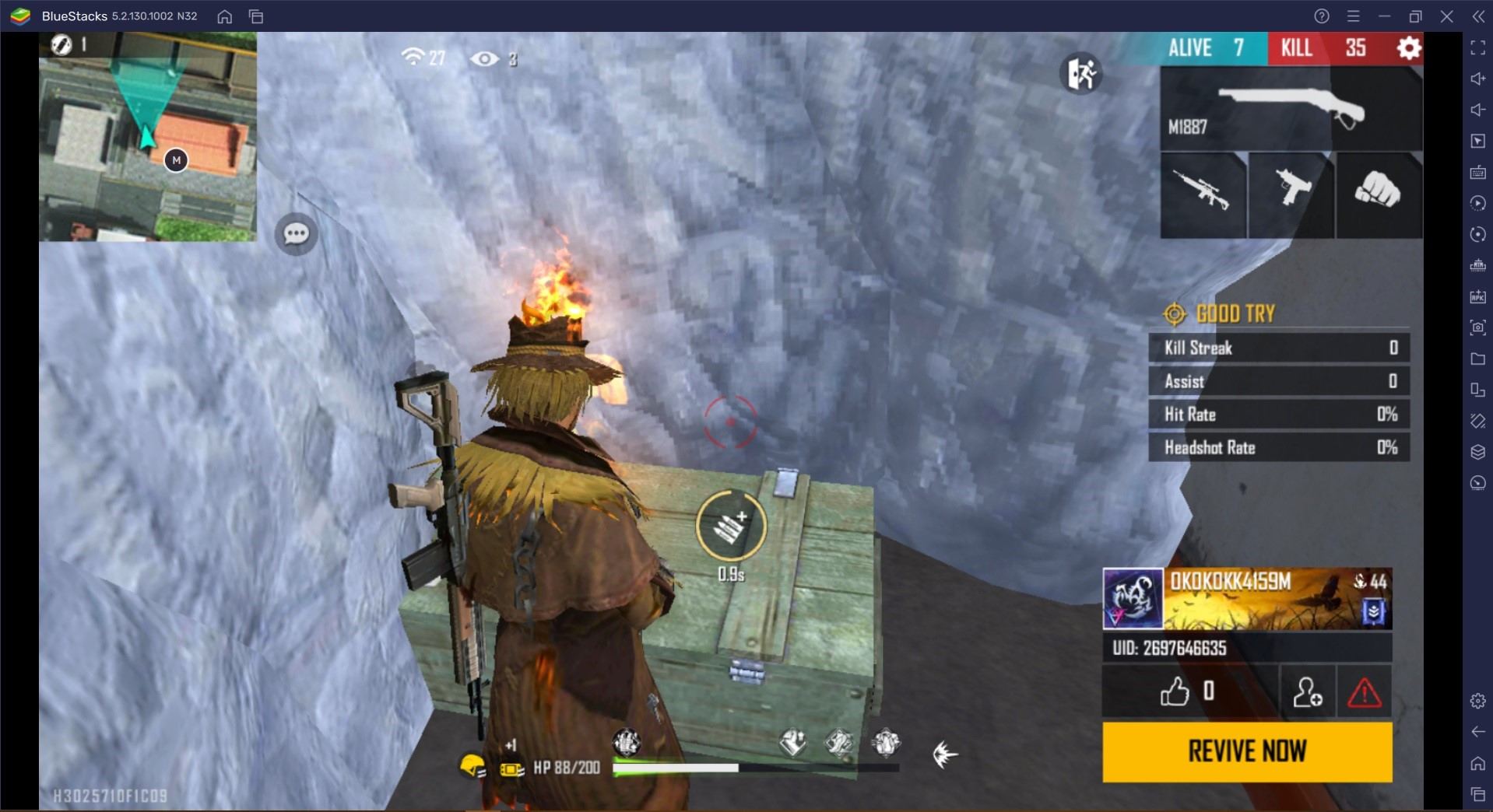 Chơi Free Fire trên PC với BlueStacks: Hướng dẫn sử dụng khẩu M1887