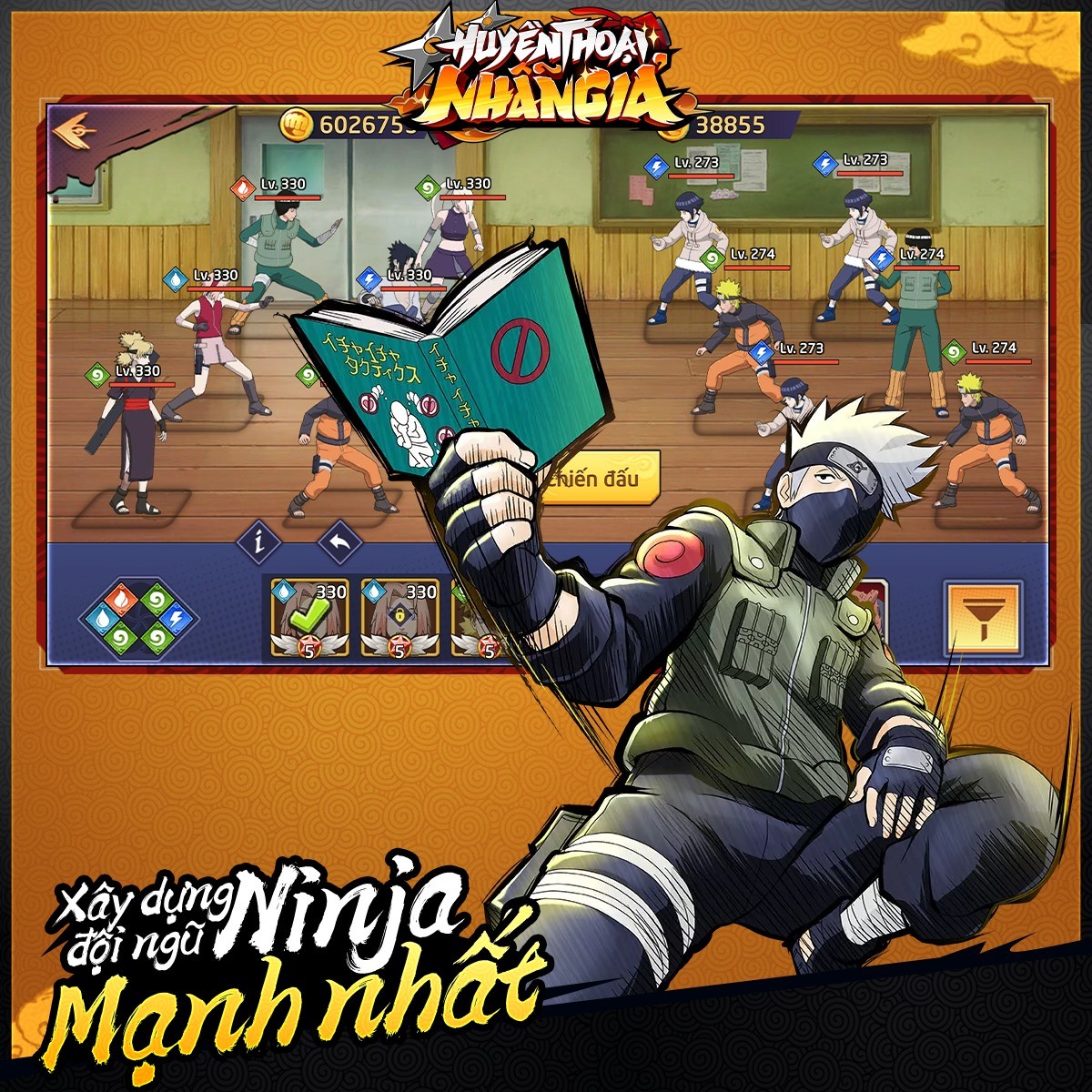 Huyền Thoại Nhẫn Giả: Thêm một game mobile đề tài Naruto chuẩn bị ra mắt