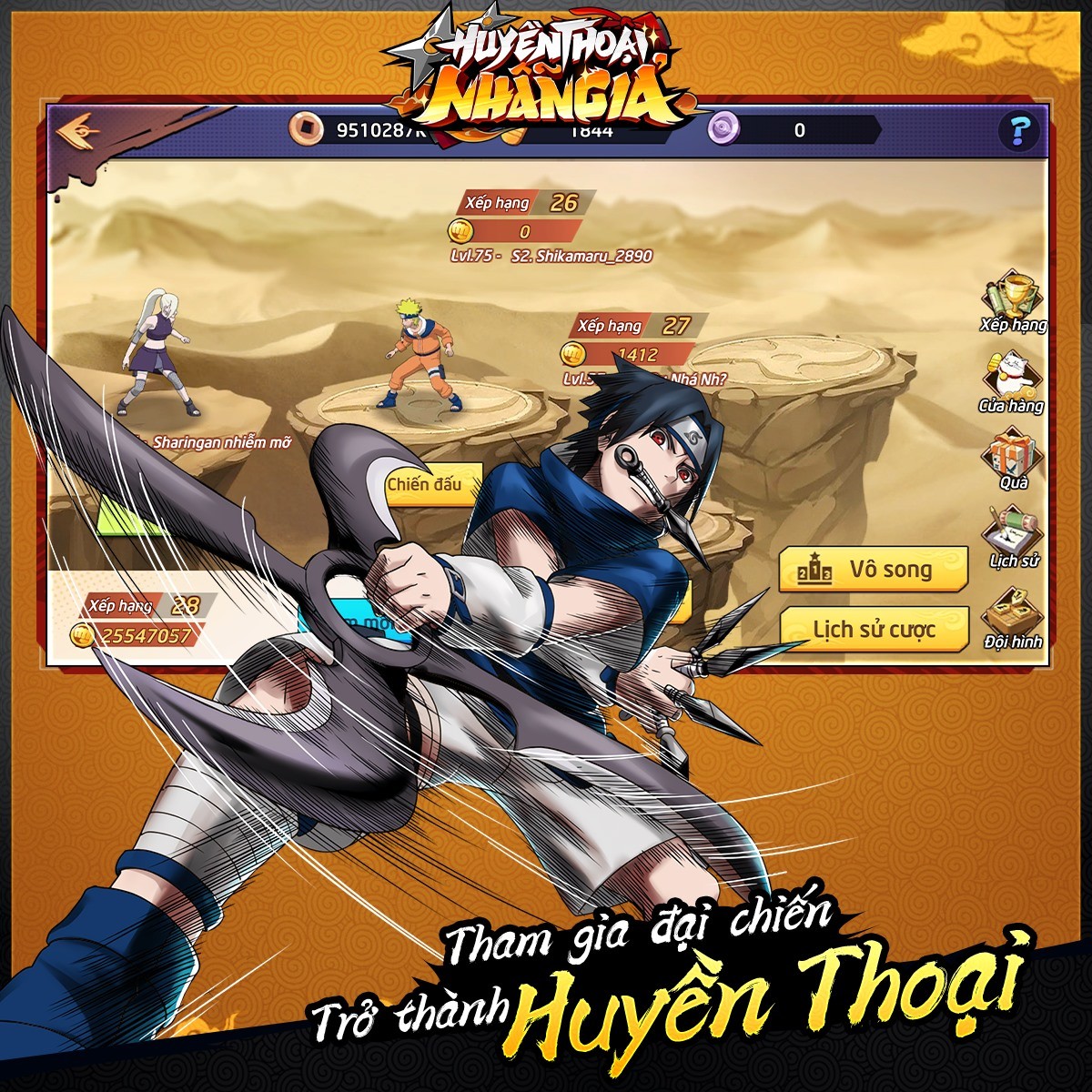 Huyền Thoại Nhẫn Giả: Thêm một game mobile đề tài Naruto chuẩn bị ra mắt