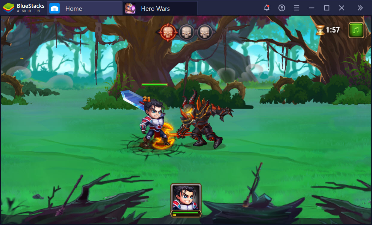 Cùng chơi Hero Wars – một game cực sáng tạo trên BlueStacks