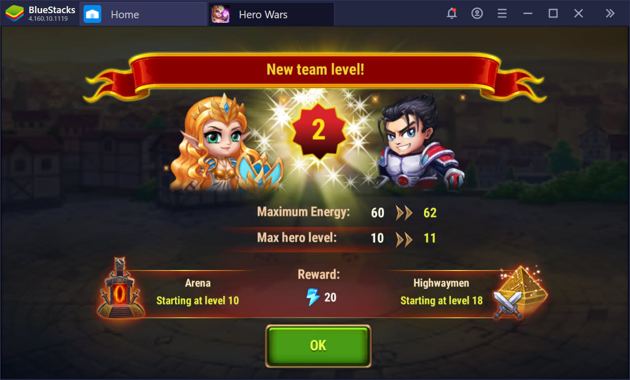 Cùng chơi Hero Wars – một game cực sáng tạo trên BlueStacks