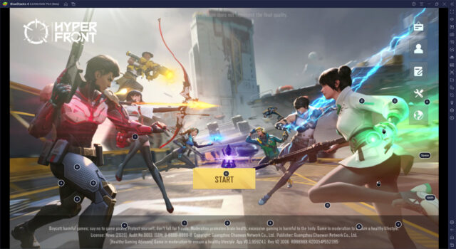 วิธีติดตั้งและเล่น Hyper Front บน PC และ Mac ผ่าน BlueStacks