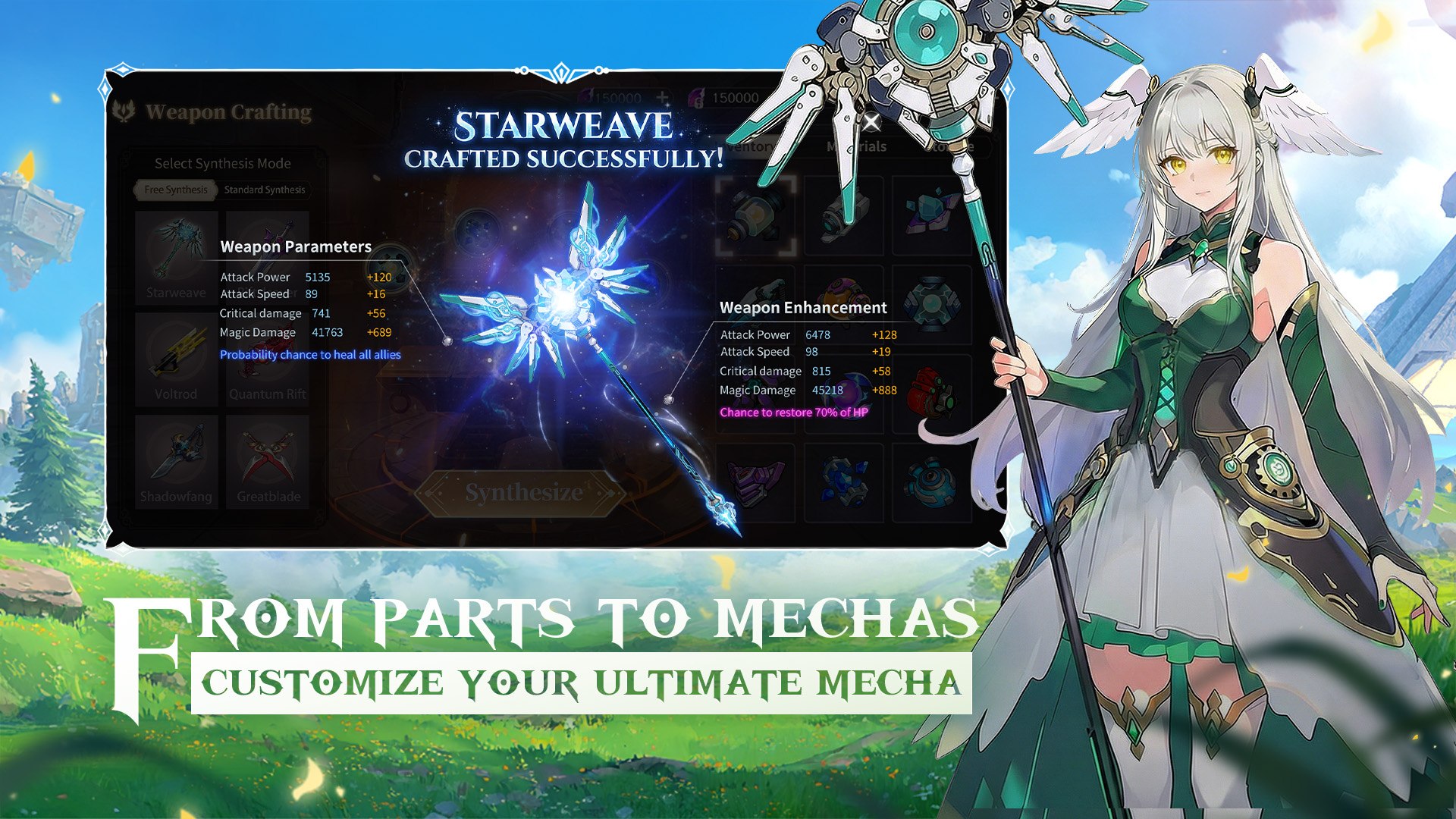 Tales of Mecha – Vollständiger Waffenleitfaden