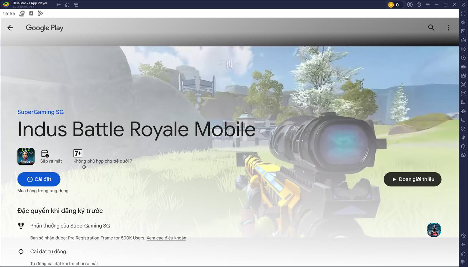 Cùng chơi tựa game bắn súng sinh tồn Indus Battle Royale Mobile trên PC với BlueStacks