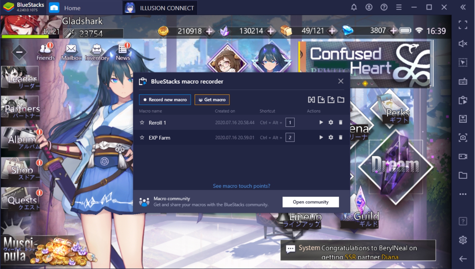 How to Play Illusion Connect on PC with BlueStacks