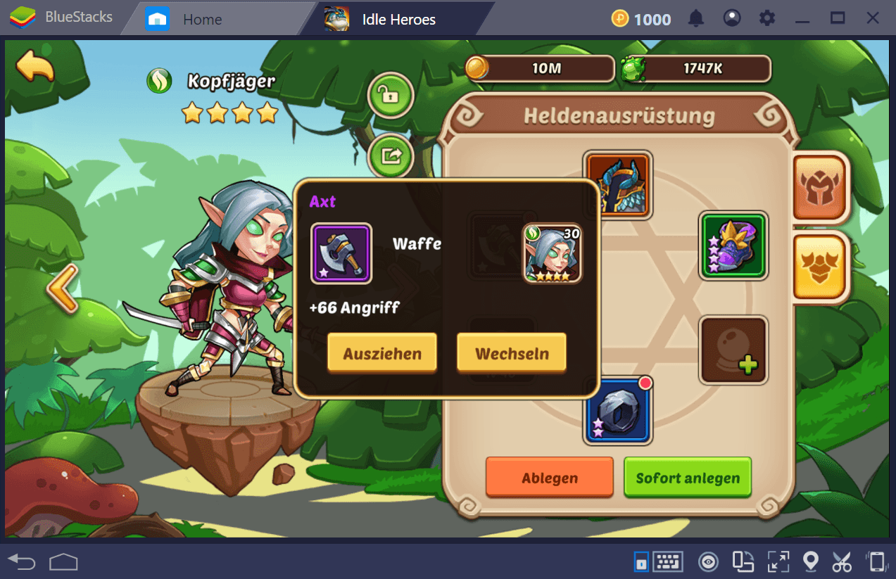 Idle Heroes: Guide zu Ausrüstung, Artefakten und Schätzen