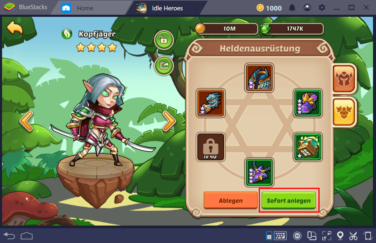 Idle Heroes: Guide zu Ausrüstung, Artefakten und Schätzen