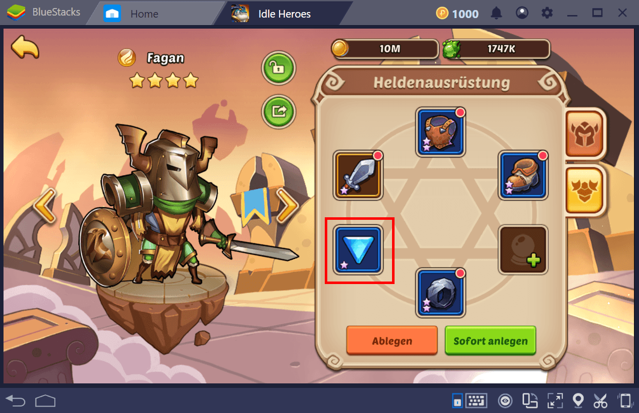 Idle Heroes: Guide zu Ausrüstung, Artefakten und Schätzen