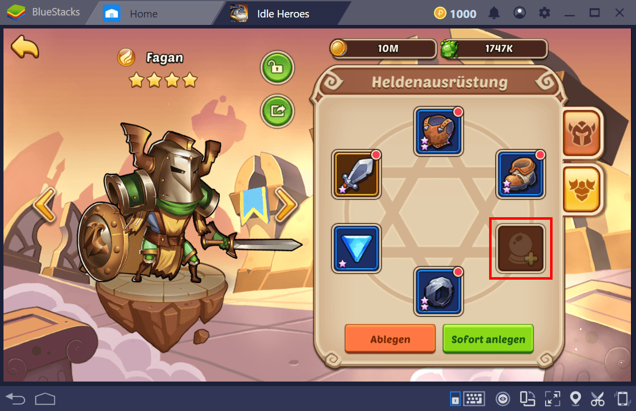 Idle Heroes: Guide zu Ausrüstung, Artefakten und Schätzen