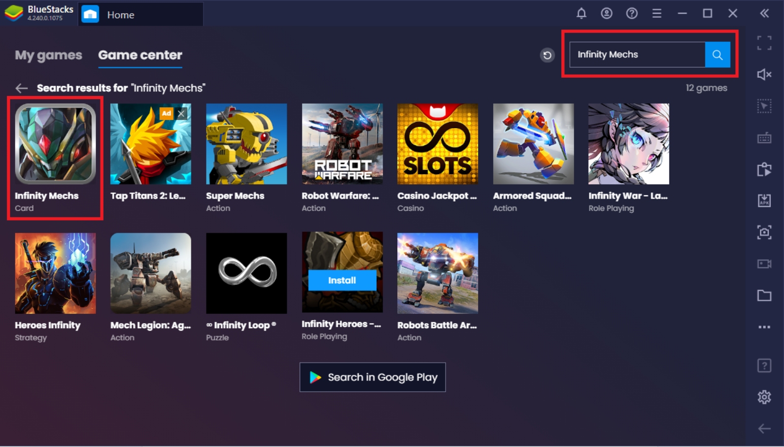 How To Play Infinity Mechs On PC With BlueStacks
