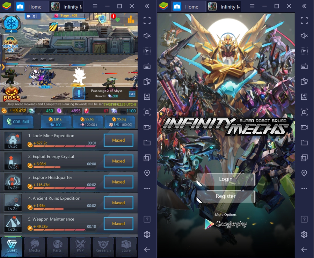 How To Play Infinity Mechs On PC With BlueStacks