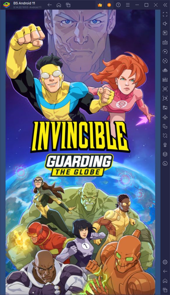 Cùng chơi game siêu anh hùng Invincible: Guarding the Globe trên PC với BlueStacks