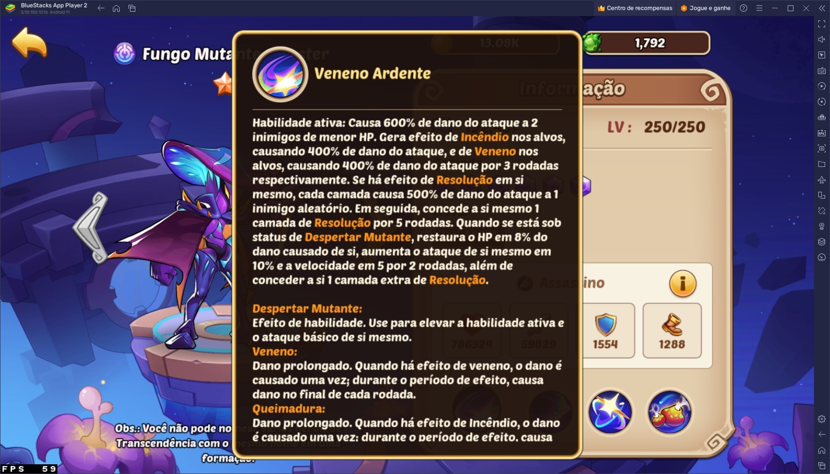 Idle Heroes - O novo herói, Fungo Mutante Geester, entra na arena!