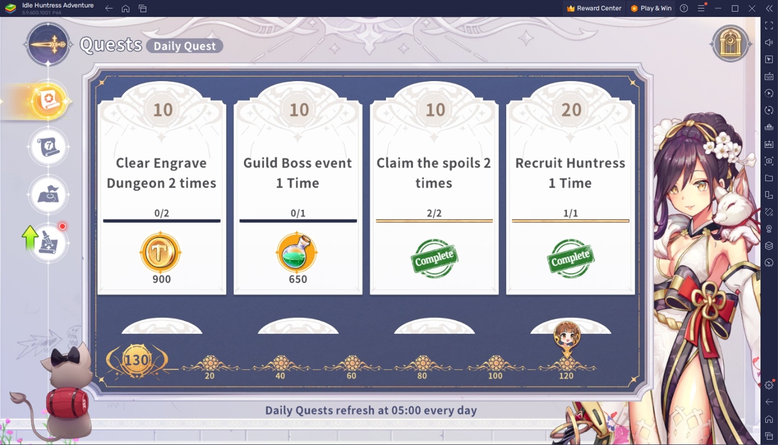 BlueStacks' Beginners Guide to Playing Idle Huntress: Adventure