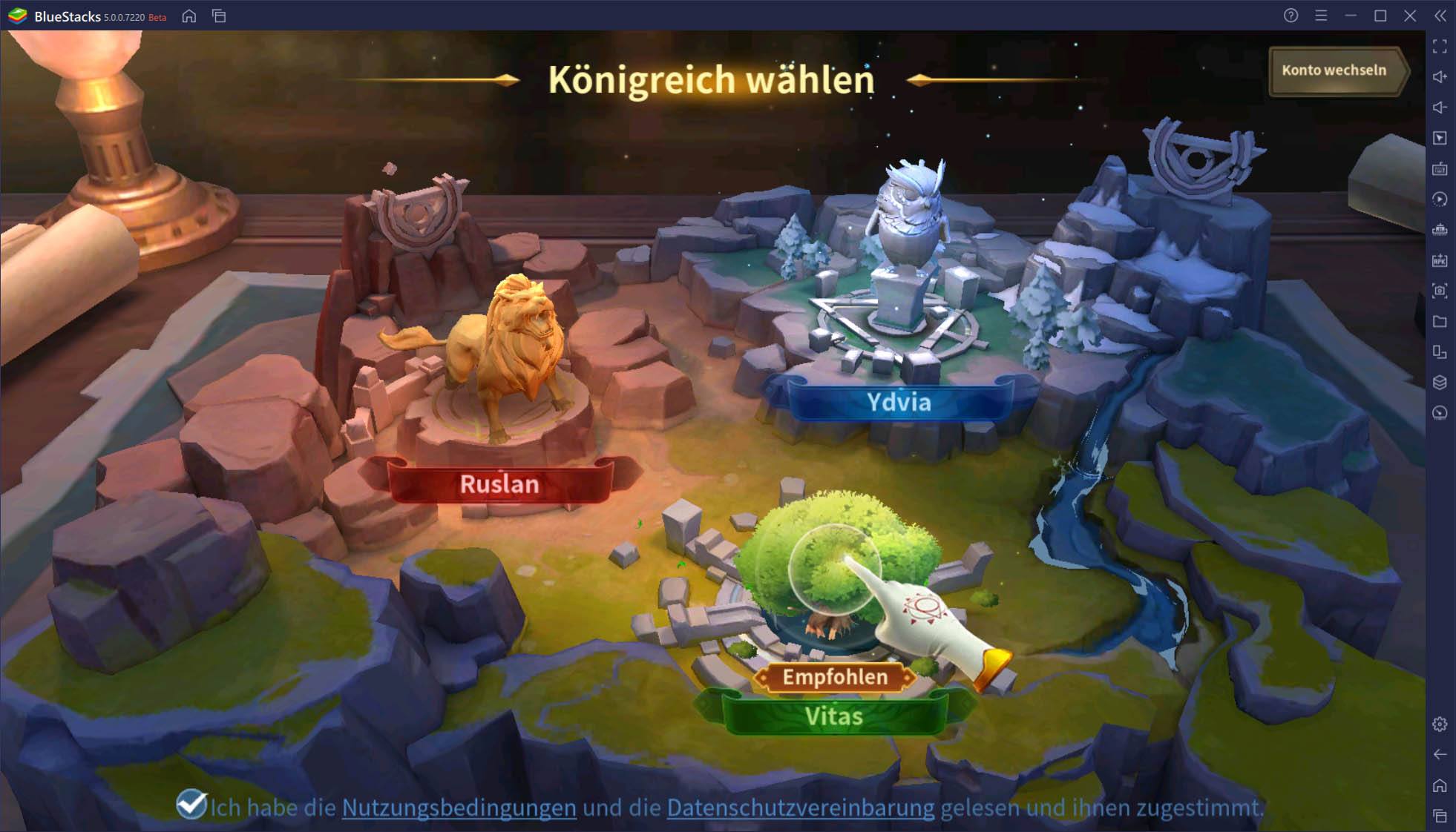 Wie du Infinity Kingdom mit BlueStacks auf deinem PC spielst