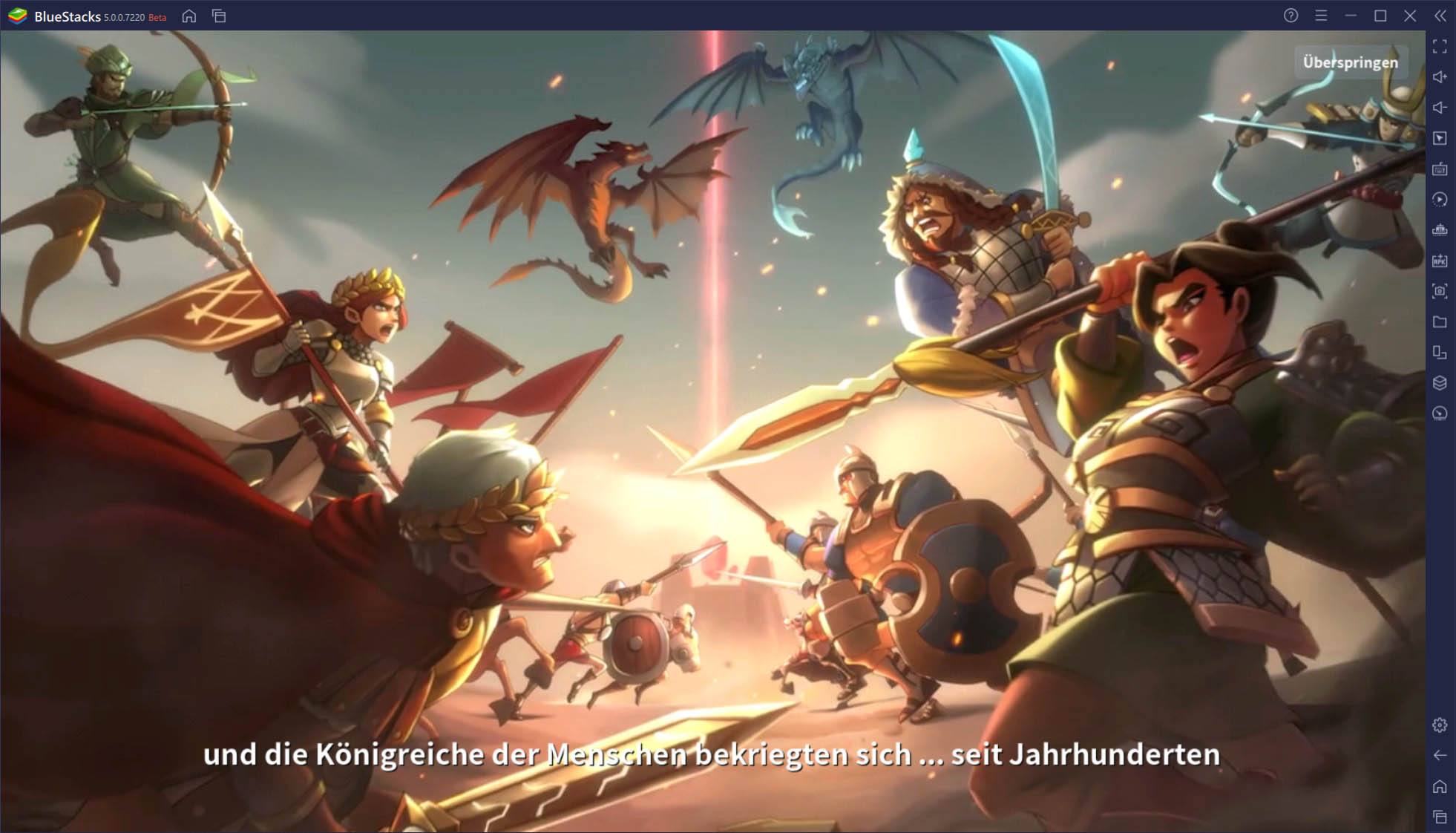 Wie du Infinity Kingdom mit BlueStacks auf deinem PC spielst