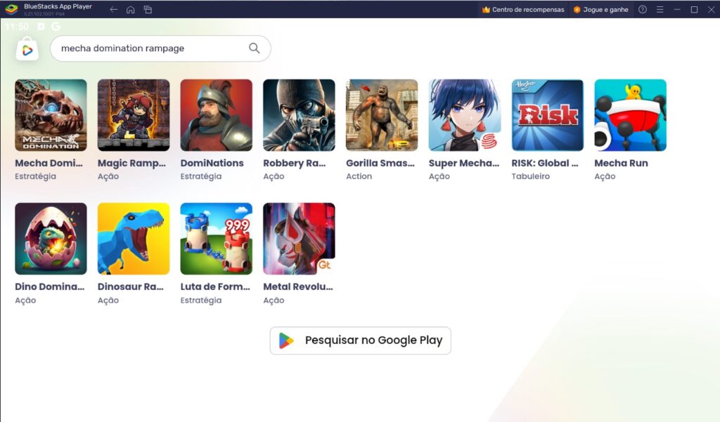 Como instalar e jogar Mecha Domination: Rampage no PC com BlueStacks