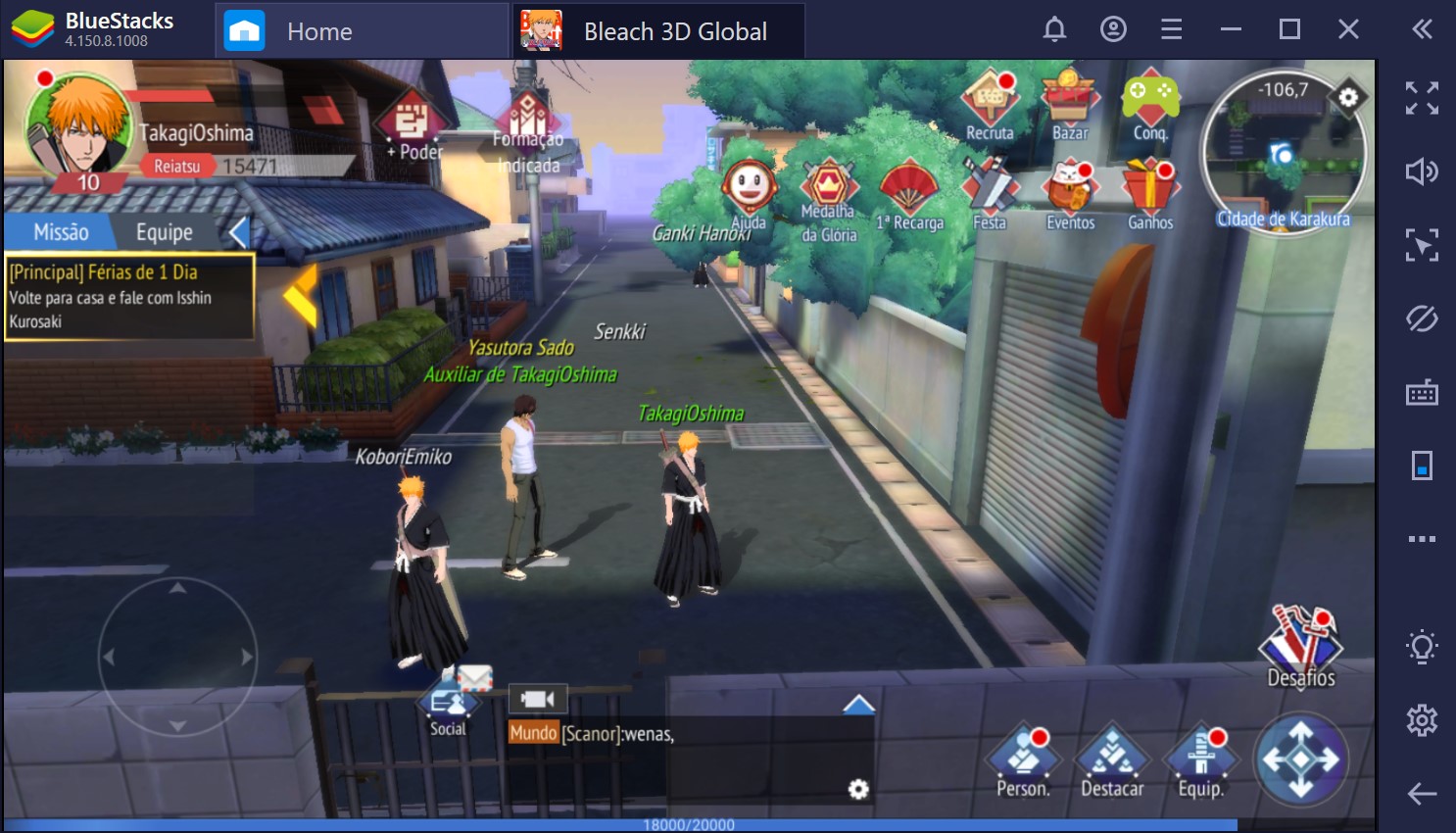 Como jogar Bleach Mobile 3D no PC com o BlueStacks