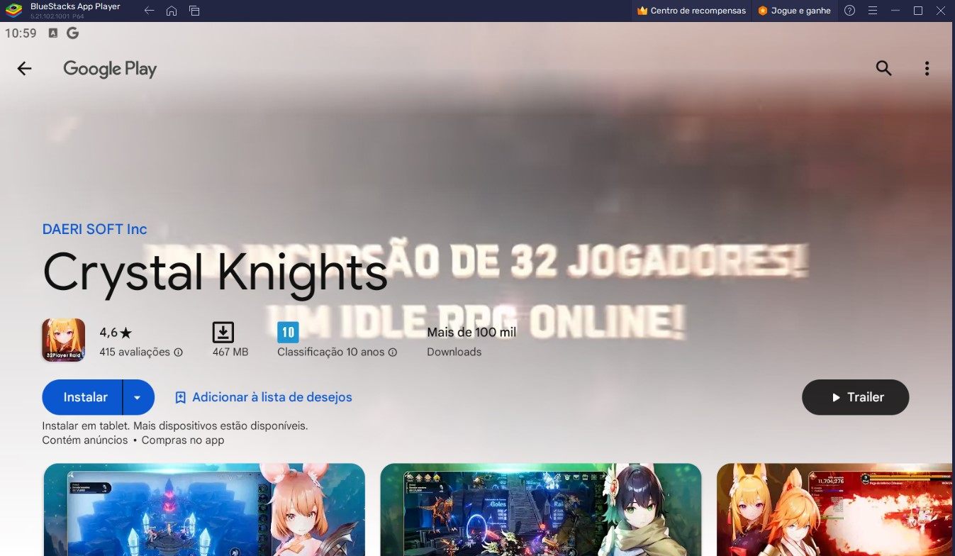 Como jogar Crystal Knights no PC com o BlueStacks