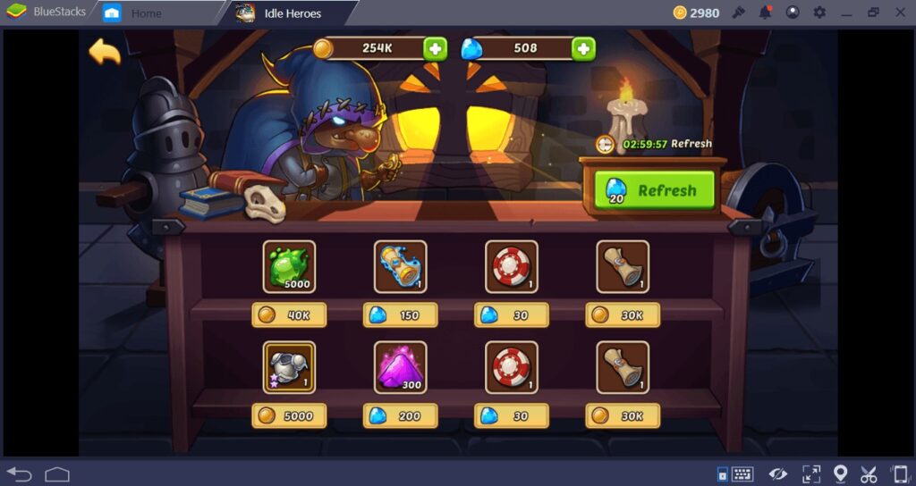Dicas e truques para jogar Idle Heroes no PC e