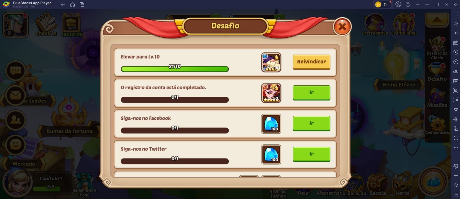 Dicas e truques para jogar Idle Heroes no PC e progredir mais rápido