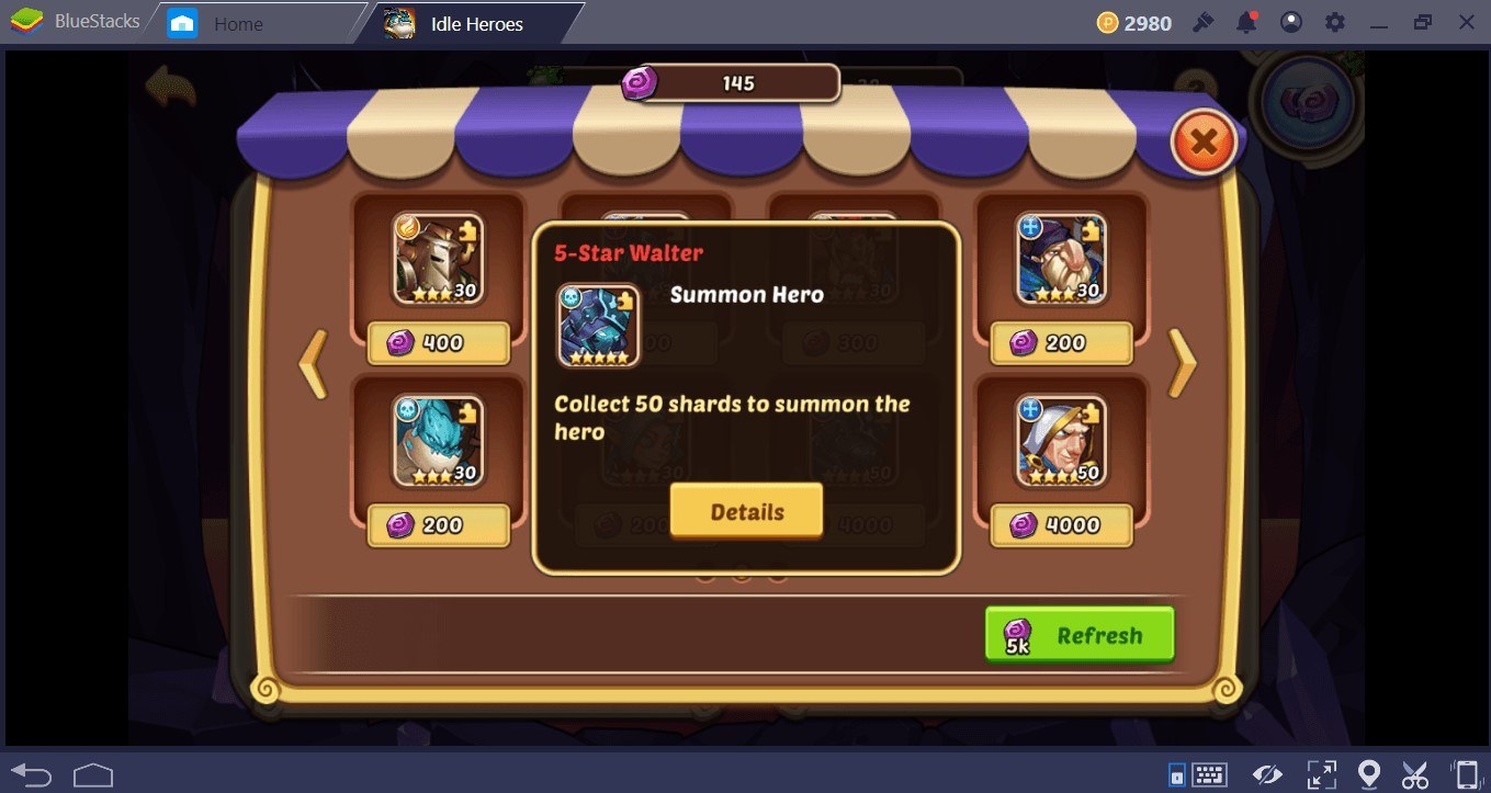 Dicas e truques para jogar Idle Heroes no PC e progredir mais rápido