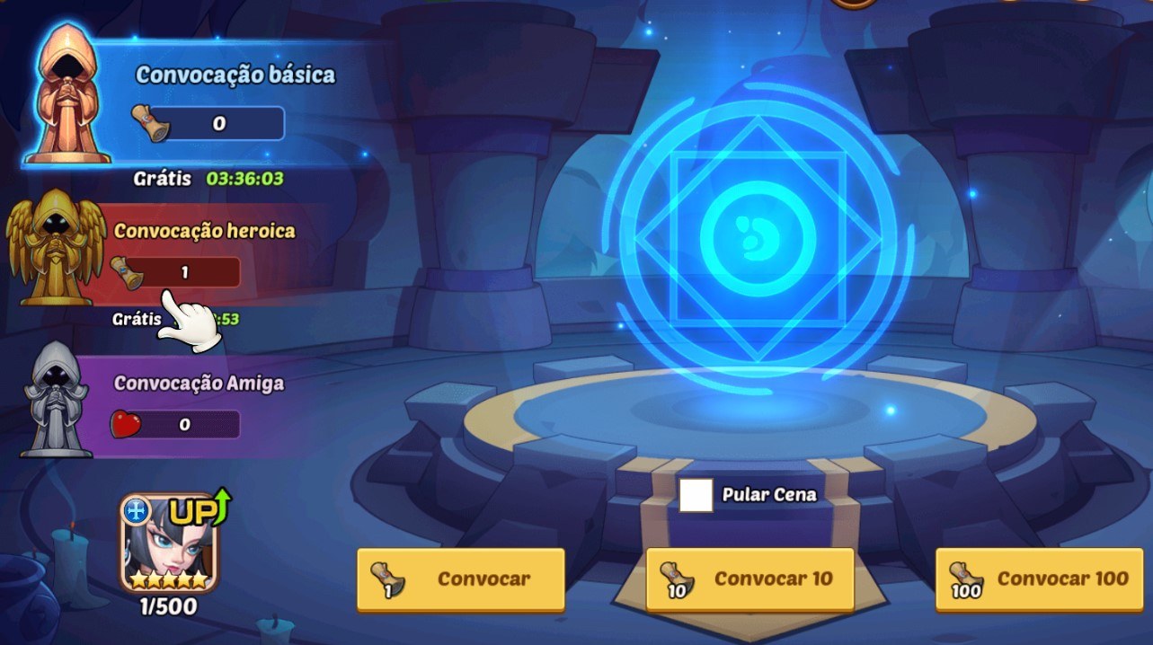 Etapas para jogar o Idle Heroes no PC com BlueStacks