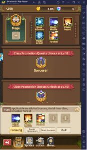 Guia de classes em Maple Tale - Selecione a melhor classe no jogo