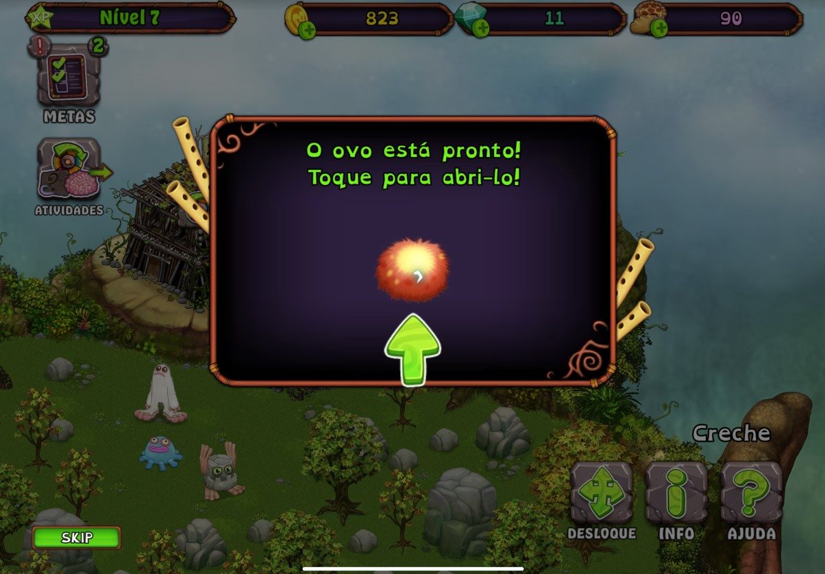 Guia de reprodução em My Singing Monsters - Visão geral do sistema de reproduzir