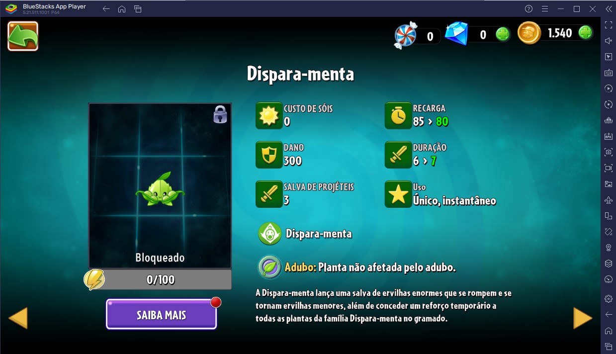 Jogue Plants vs Zombies™ 2 no BlueStacks - As 10 melhores plantas