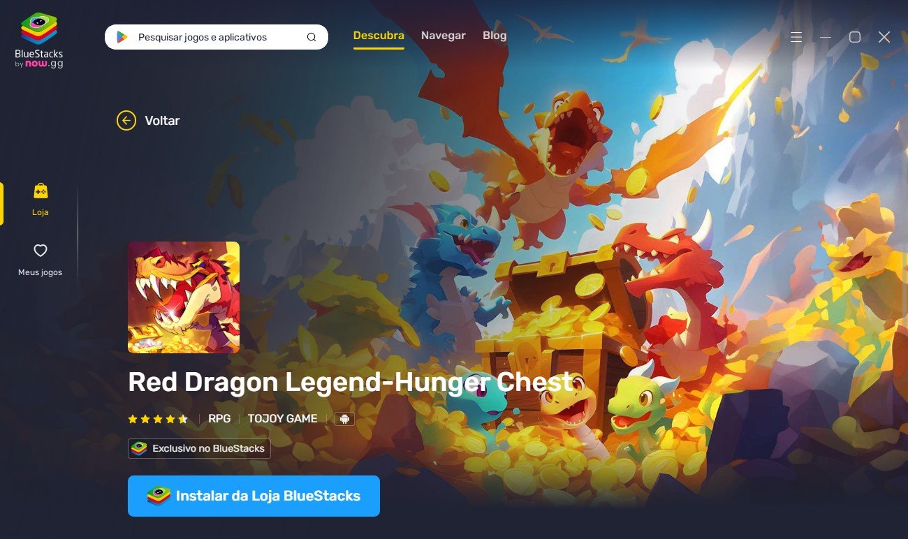 Como jogar Red Dragon Legend-Hunger Chest no PC com o BlueStacks