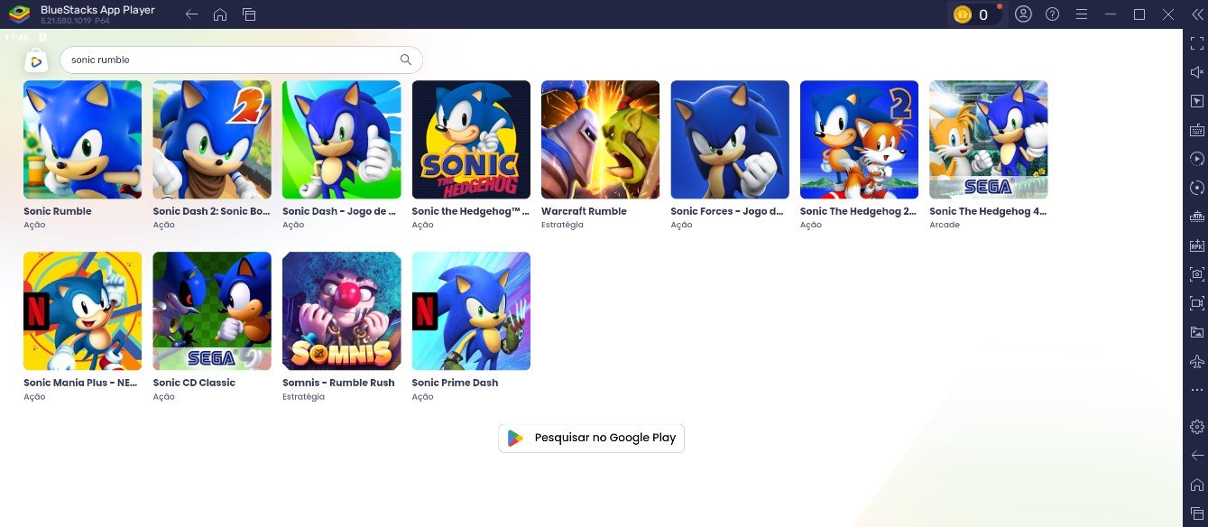 Como instalar e jogar Sonic Rumble no PC com o BlueStacks