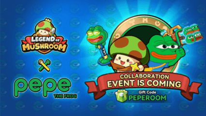 Legend of Mushroom x Pepe the Frog Collaboration Update: More Gifts, More fun!