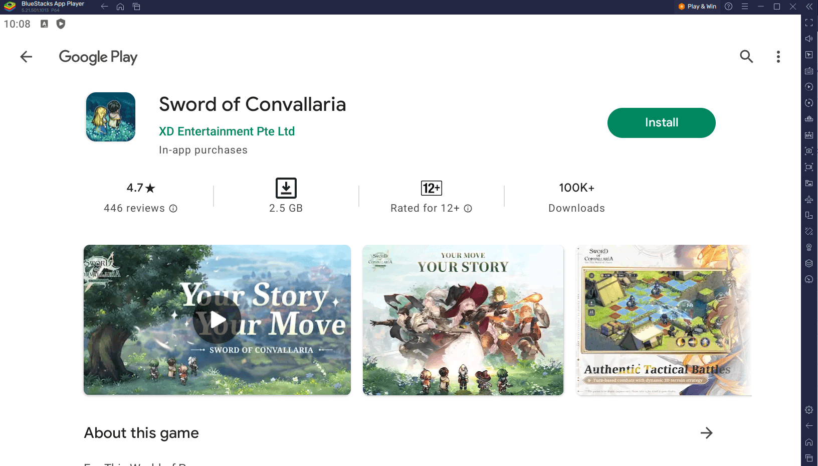 How to Install and Play Sword of Convallaria on PC with BlueStacks