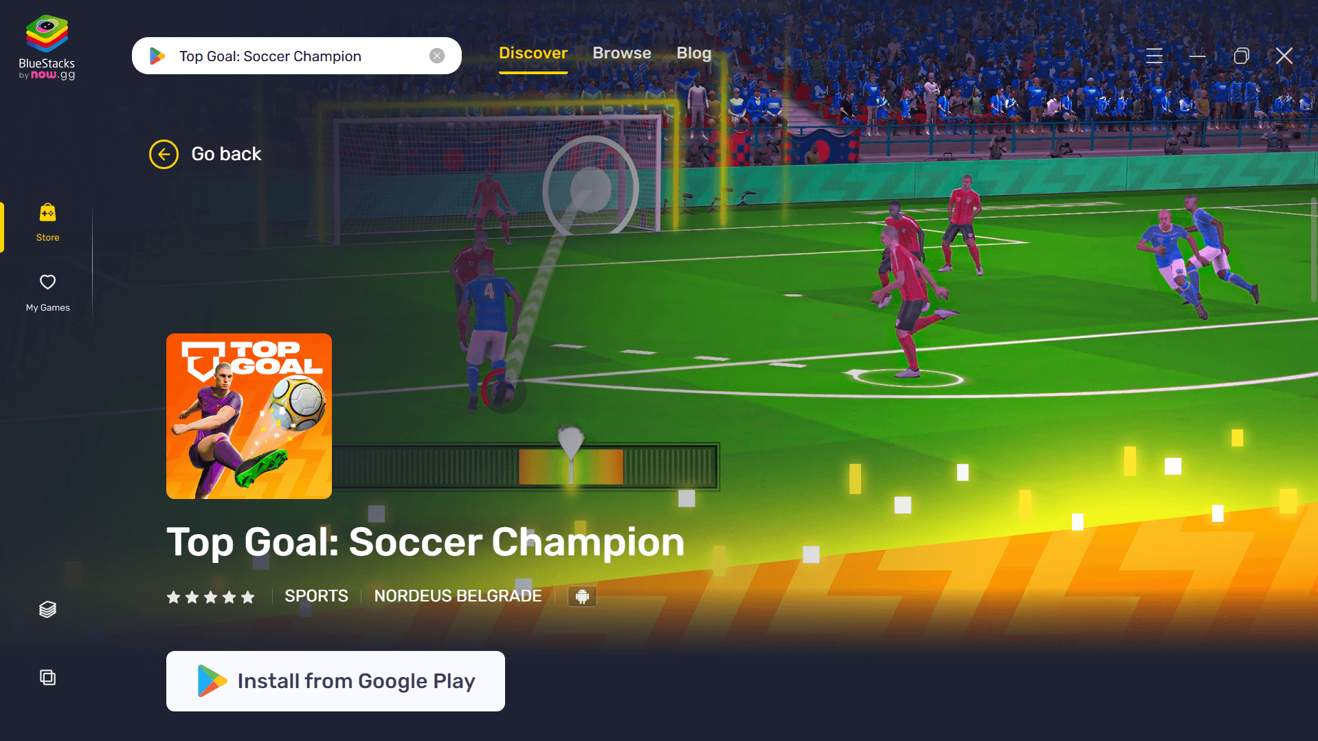 How to Install and Play Top Goal: Soccer Champion on PC with BlueStacks