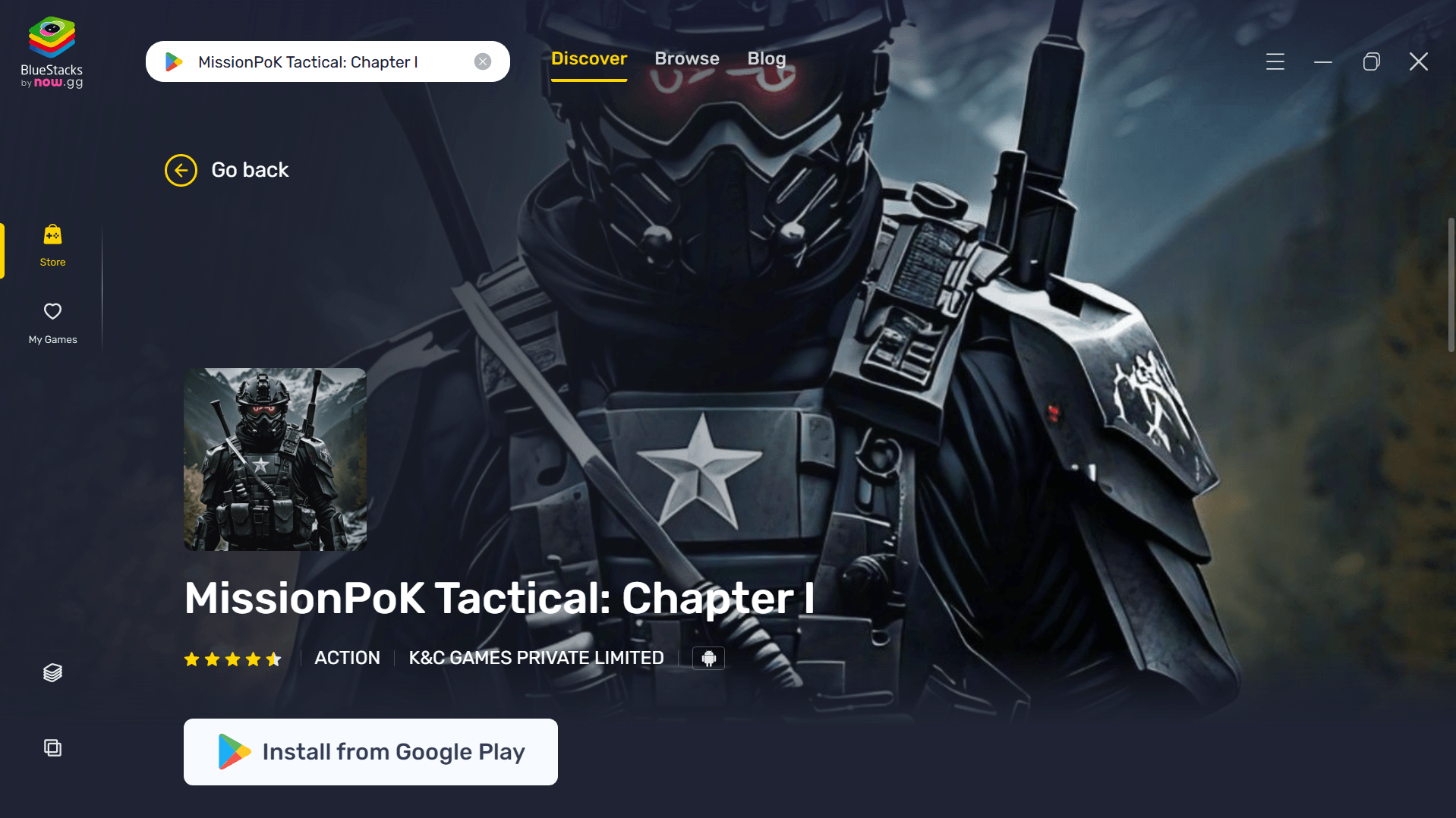 How to Install and Play MissionPoK Tactical: Chapter I on PC with BlueStacks