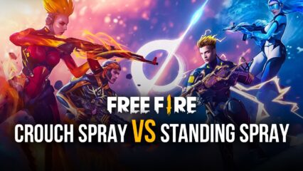 Guia de Jogo do Free Fire Battle Royale, Spray Agachado Vs Spray Em Pé