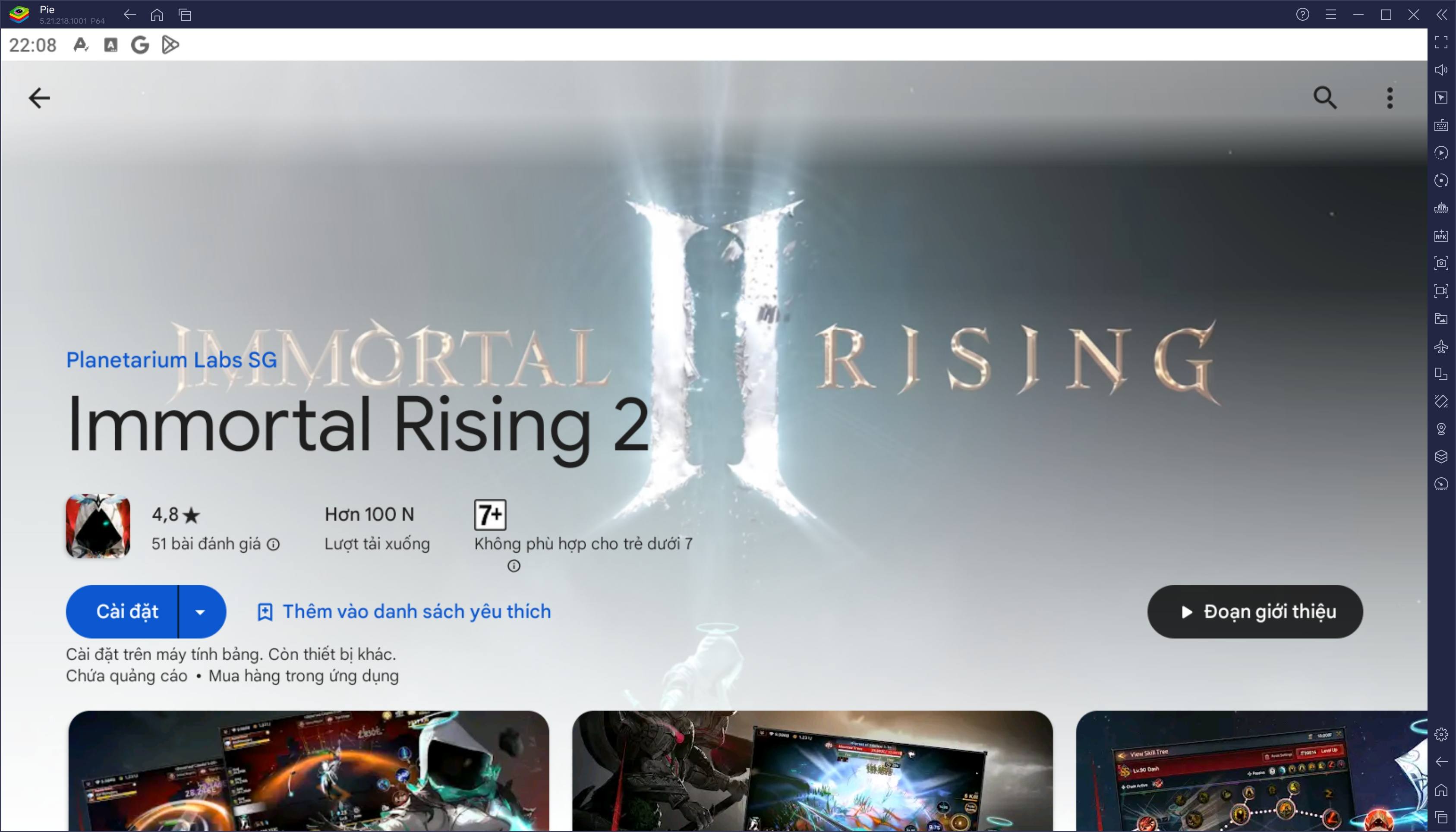 Trải nghiệm game nhập vai hành động Immortal Rising 2 trên PC với BlueStacks