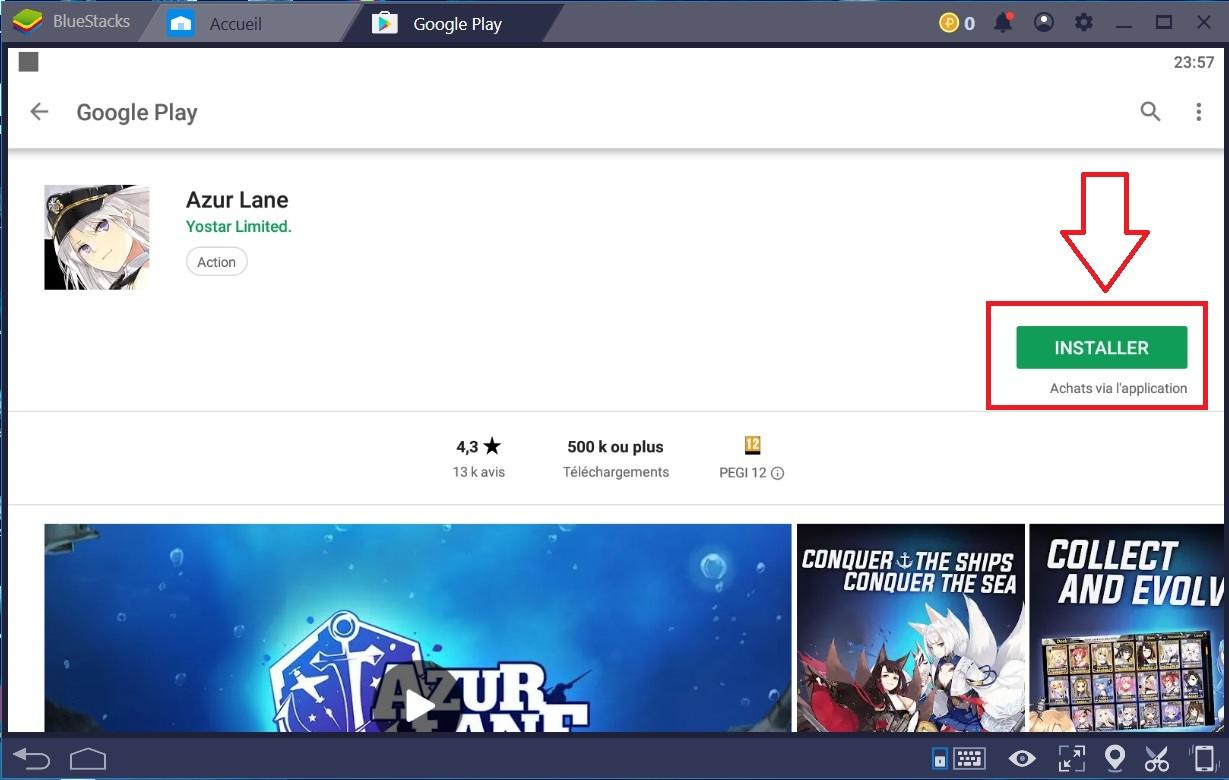 Comment installer le jeu Azur Lane à partir de BlueStacks ?