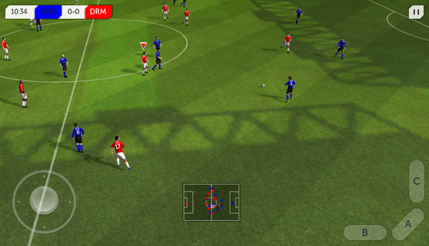 Jogue futebol no seu Windows Phone com 512MB de RAM, Dream League