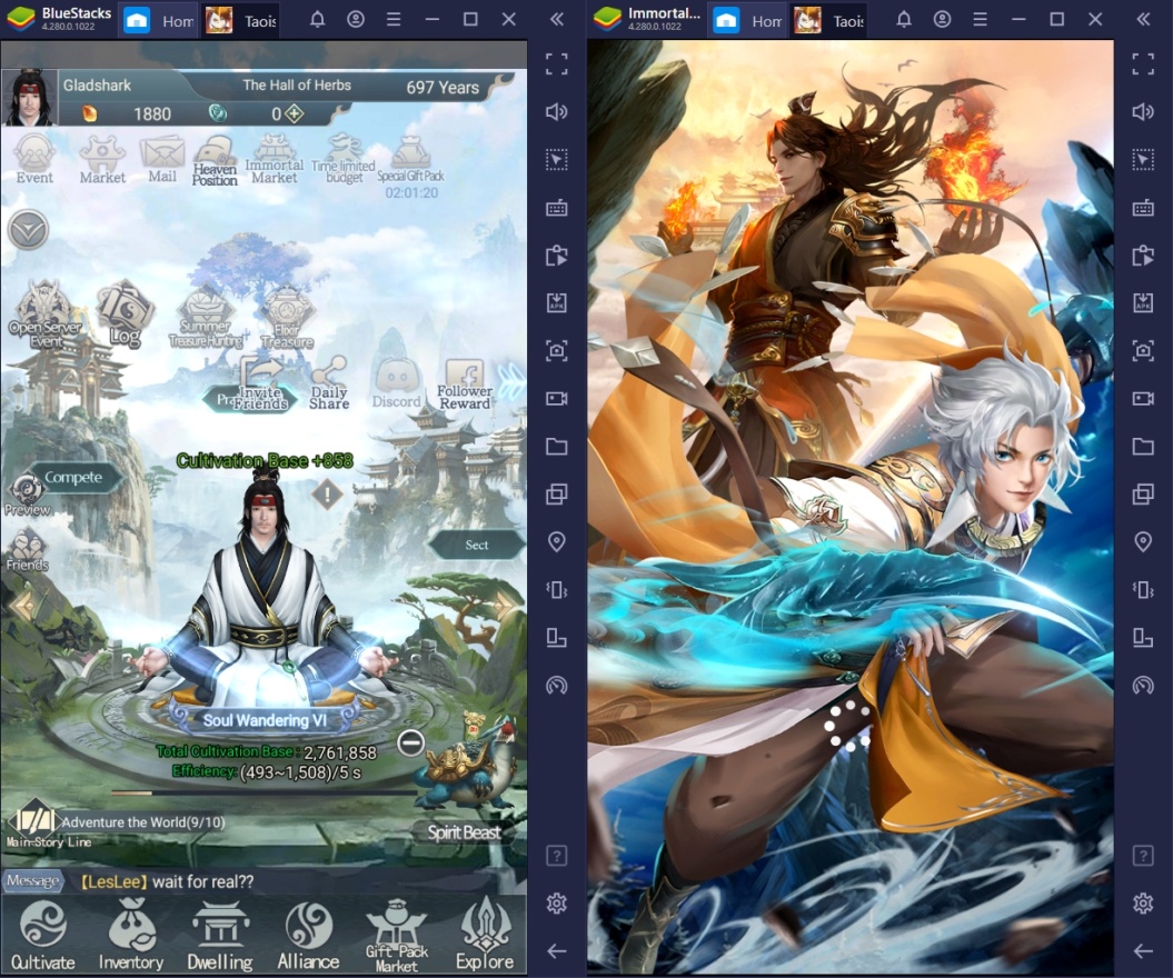 How to Play Immortal Taoists on PC with BlueStacks