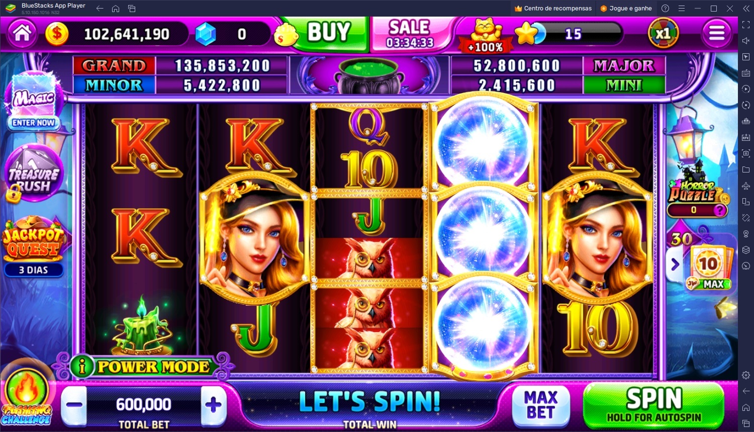 Jackpot World — Guia de modo de jogos de caça-níqueis: Parte 3