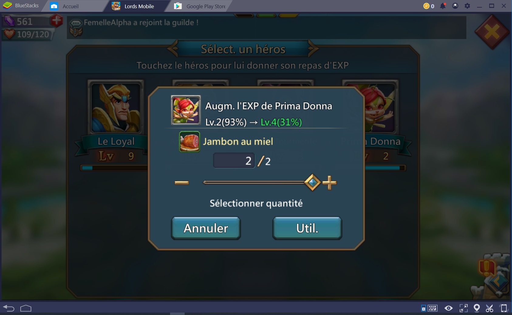 Comment obtenir des héros dans Lords Mobile et leur faire gagner des niveaux ?