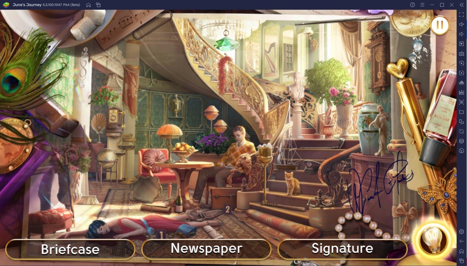 วิธีเล่น June's Journey - Hidden Object บนพีซีด้วย BlueStacks