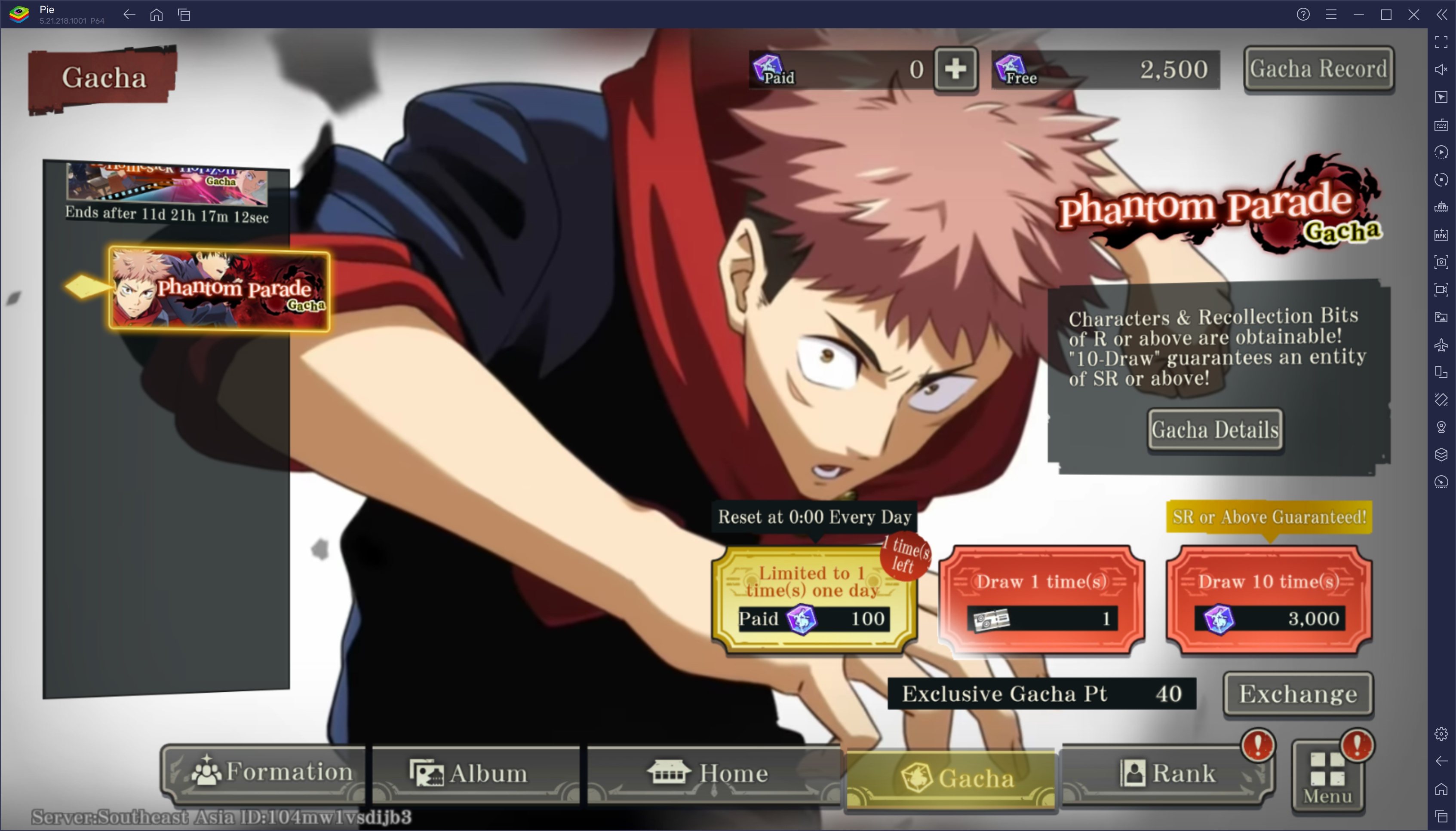 Hướng dẫn tân thủ chơi Jujutsu Kaisen Phantom Parade trên PC với BlueStacks