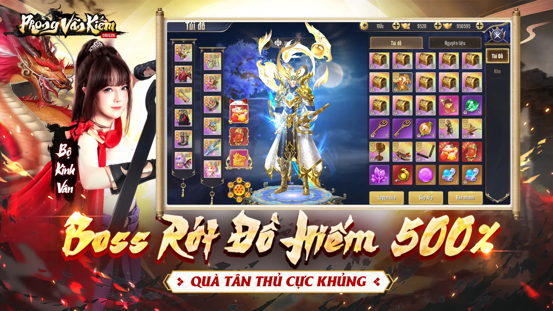 Ngao du võ lâm, gặp gỡ Nhiếp Phong và Bộ Kinh Vân trong Phong Vân Kiếm Origin trên PC với BlueStacks