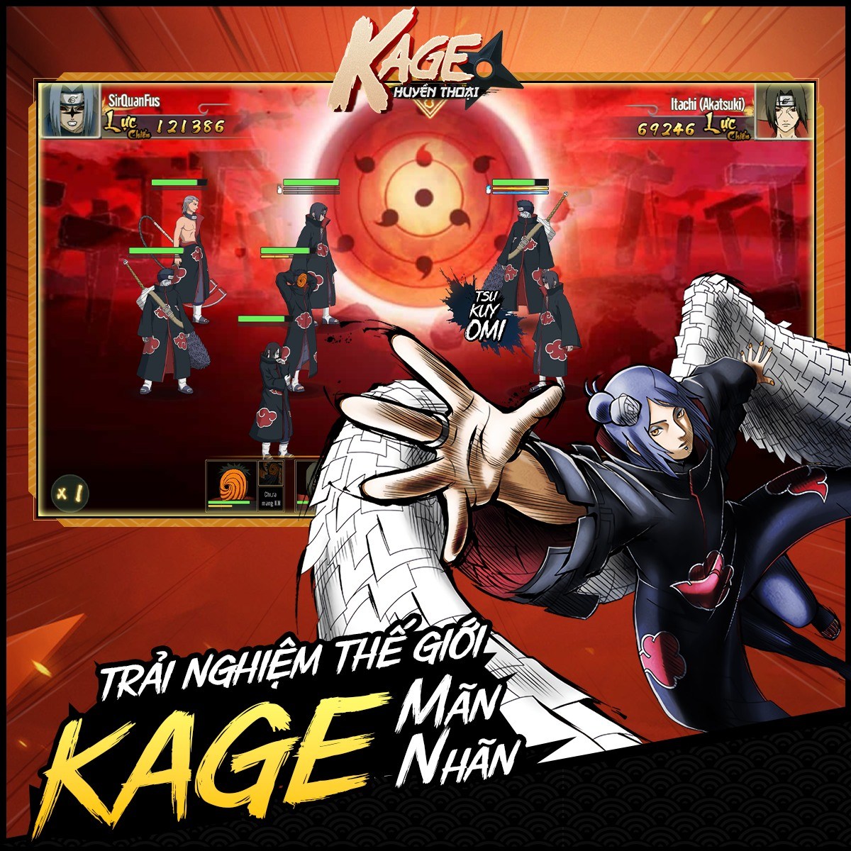 Kage Huyền Thoại: Game đấu tướng rảnh tay đề tài Naruto đến từ REGZ Games