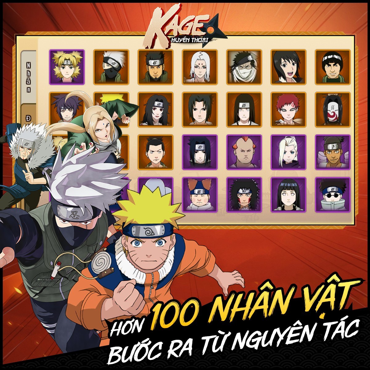 Kage Huyền Thoại: Game đấu tướng rảnh tay đề tài Naruto đến từ REGZ Games