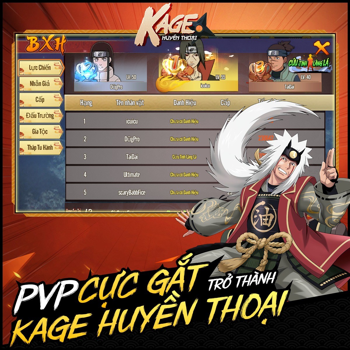 Kage Huyền Thoại: Game đấu tướng rảnh tay đề tài Naruto đến từ REGZ Games