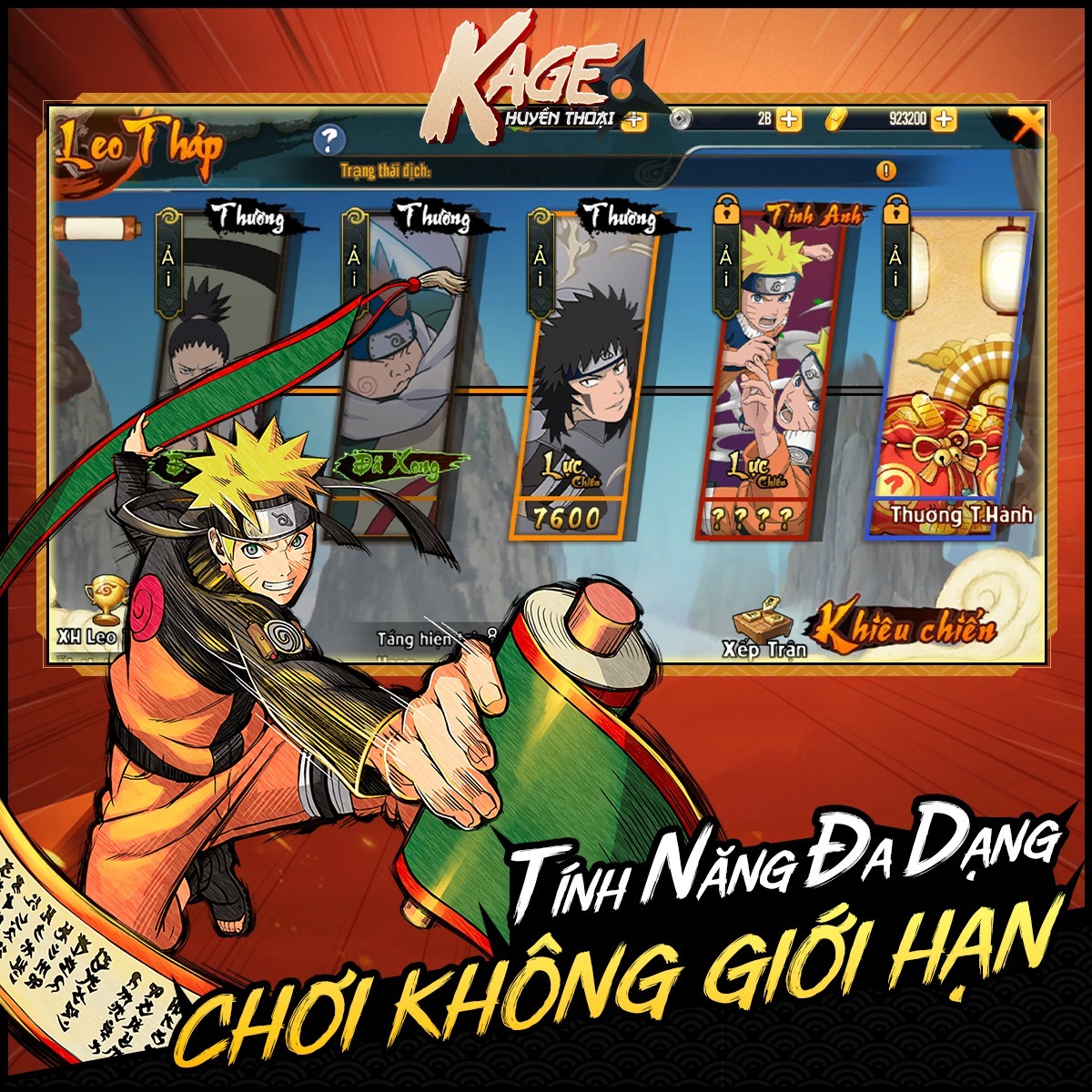 Kage Huyền Thoại: Game đấu tướng rảnh tay đề tài Naruto đến từ REGZ Games